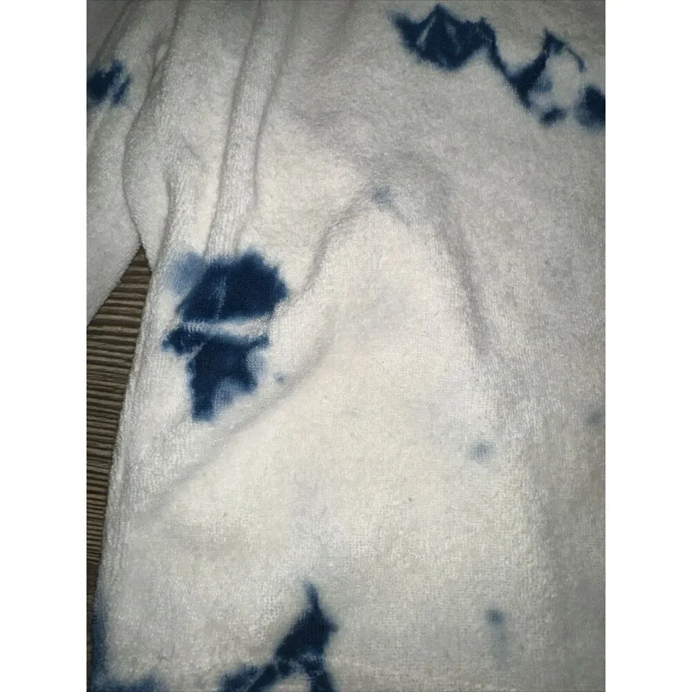 Joes Jeans Boys White & Blue Tie Dye Terry Cloth Jogger Shorts Slim Fit Sz XL. E